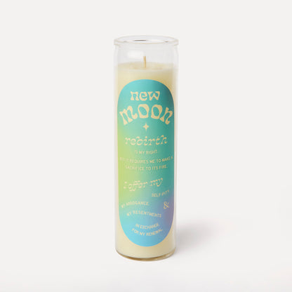 New Moon Planetary Candle