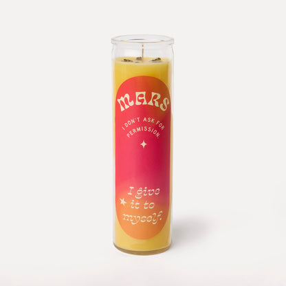 Mars Planetary Candle