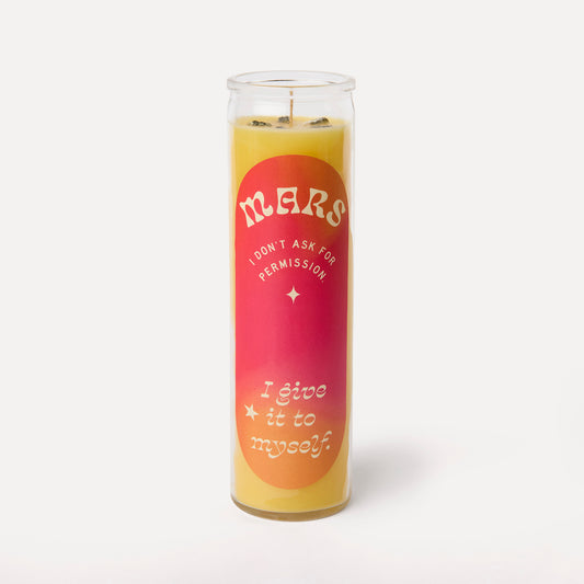 Mars Planetary Candle