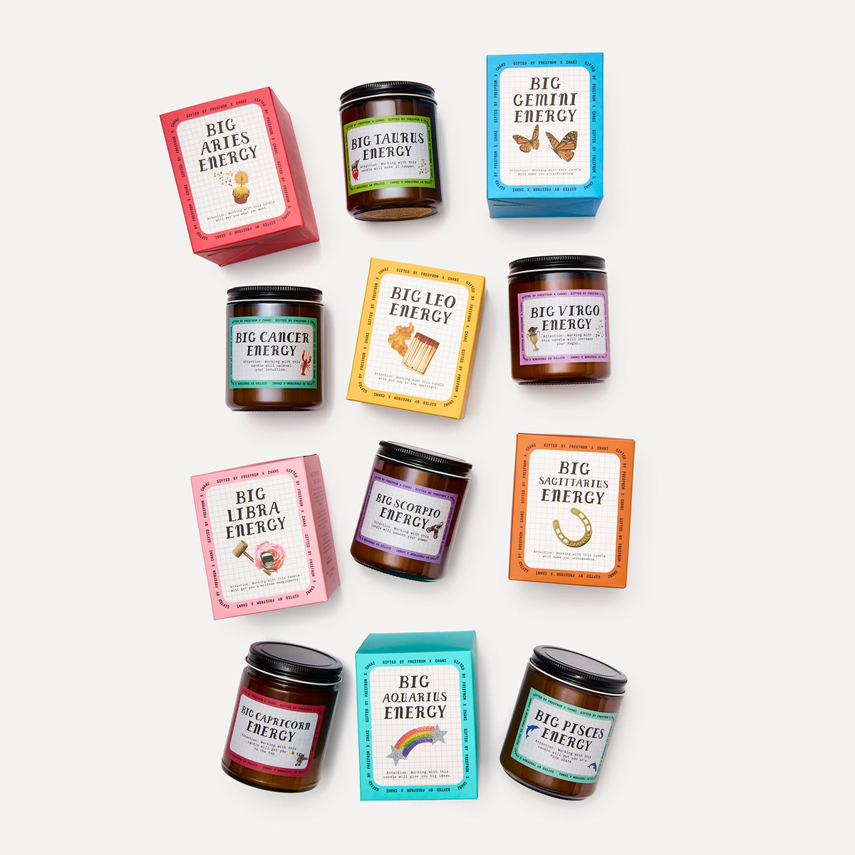 Zodiac Candles by Gifted
