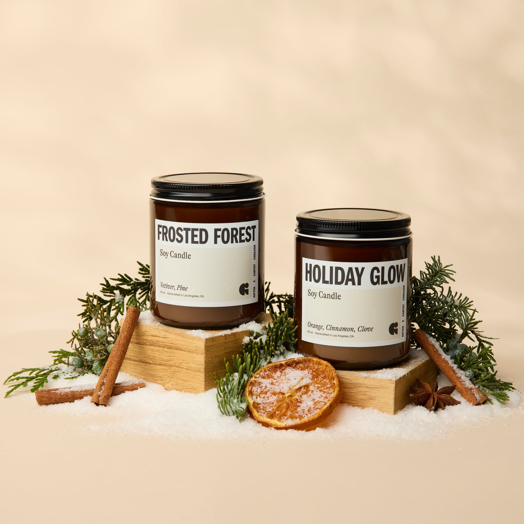 The Winter Holidays Candle Duo by Gifted