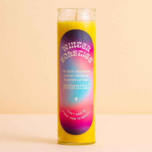 Winter Solstice Candle